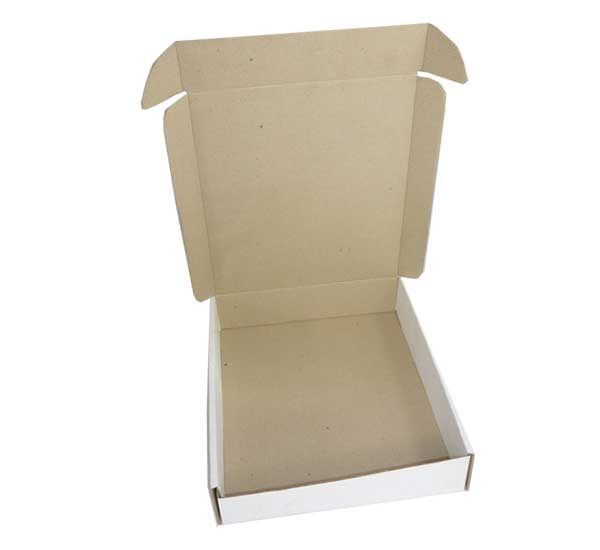 Postage Box 220x270x55mm Gloss White | Plasbox