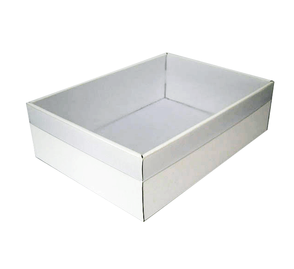 10 x  A4 Gift Boxes - Gloss White Hamper Gift Boxes 320 x 250 x 50mm 
